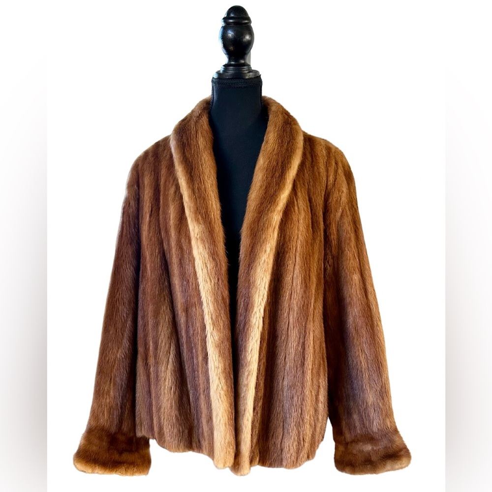Vintage 1950s Mink Fur Jacket